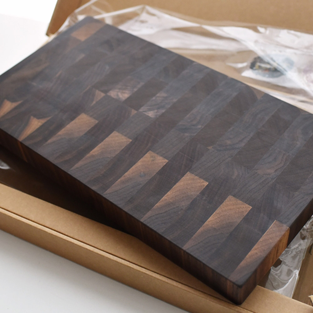 신현공예 월넛 호두 통원목 우드 주방 수제 양면 플레이팅 사각 대형 엔드그레인 나무도마